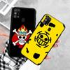 Черный чехол для Xiaomi Redmi 13C Note 9 iPhone XR 7 8 14 15 11 12 13 X XS Pro Max Samsung A25 S23 S24 FE Ultra Plus One Piece Pirate Flags