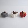 1/3Pcs Mini Knit Pumpkins Realistic Looking Faux Fall Harvest Crochet Pumpkins Thanksgiving Table Setting Small Knit Pumpkins