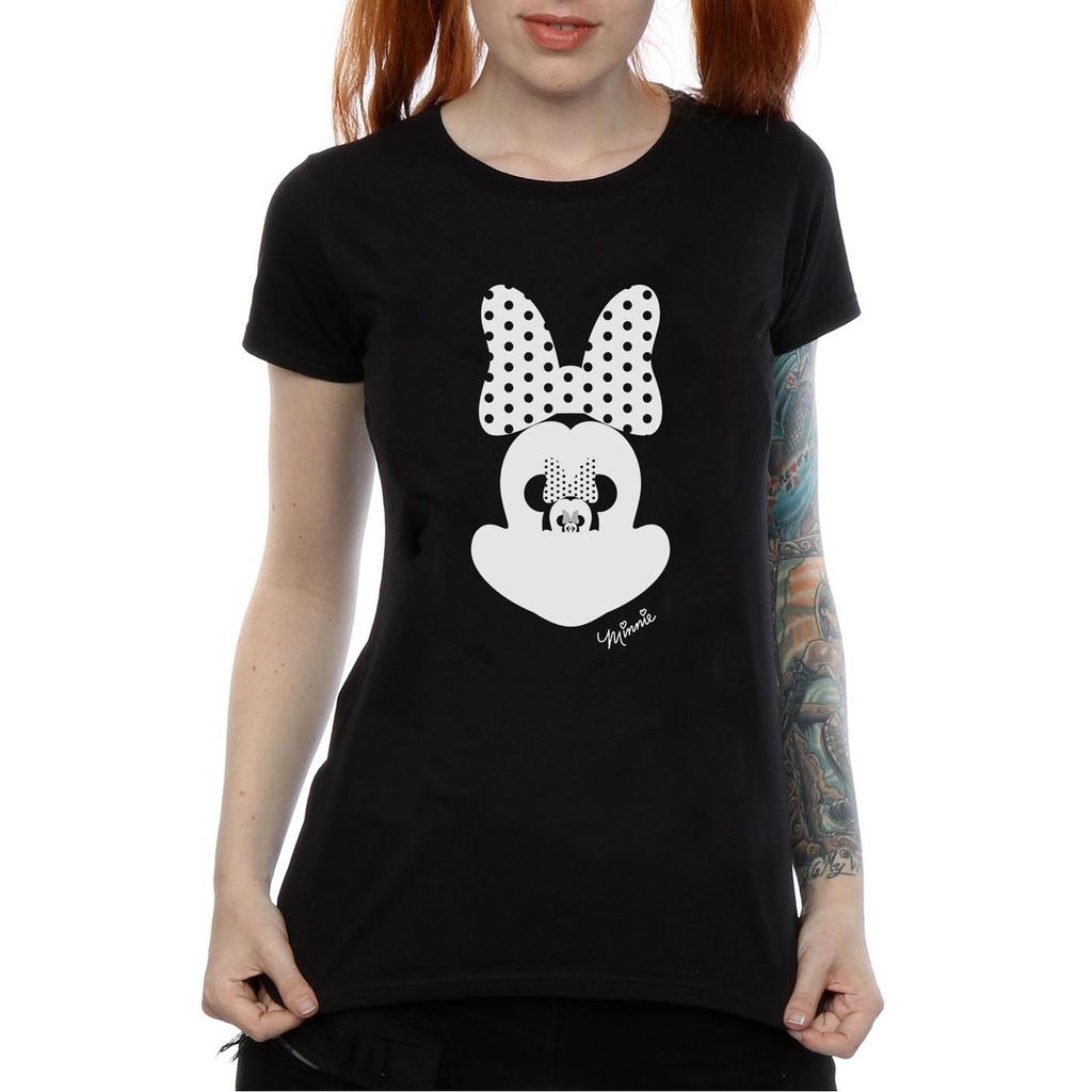 Disney Womens/Ladies Minnie Mouse Mirror Illusion Cotton T-Shirt