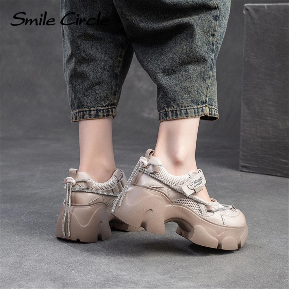 Новые летние дышащие туфли Мэри Джейн на высоком каблуке, повседневная модная женская обувь в британском стиле