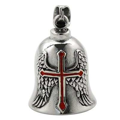 Подвеска-колокольчик для мужчин из нержавеющей стали, изысканный аксессуар для мотоцикла и байкера для путешествий