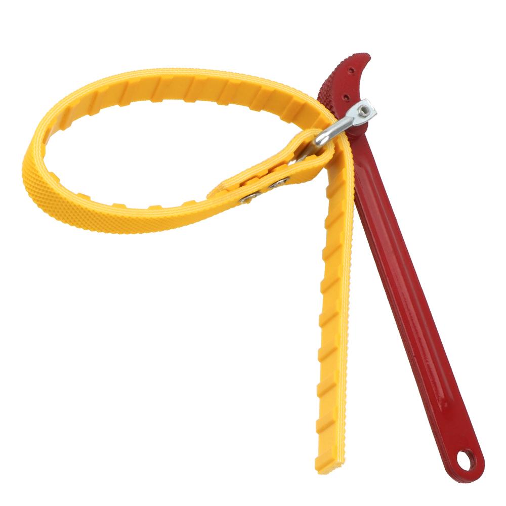 Chain Oil Filter Oil Filter Wrench Adjustable Strap Opener Belt Wrench Oil Filter Puller Strap Spanner