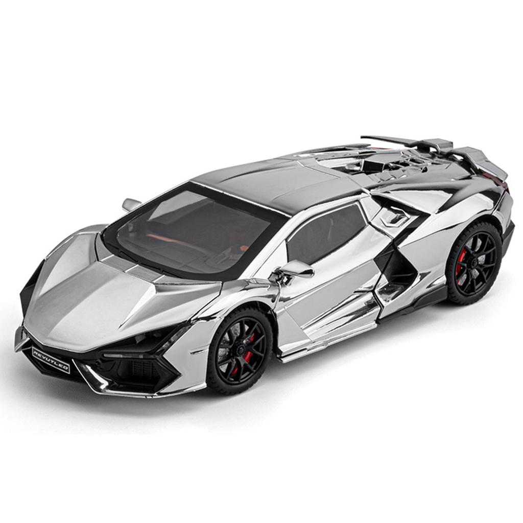 1:24 Electroplated Version Revuelto Spray Plating Version With Water Spray, Fog Effect Realistic Simulation Alloy Model Diecast
