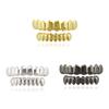 Hip Hop Decorative Braces Full Gloss Shiny Hip Hop 8 Teeth Funny Dress Up