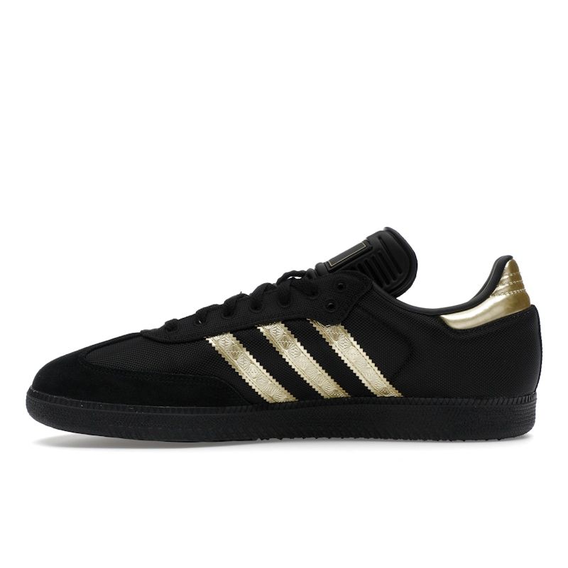 Adidas Кроссовки Samba OG 2025 Mexico Kit Unisex Black Core-Black Gold-Metallic JH5656
