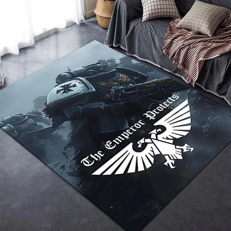 Новый ковер Warhammer 40K 2025 для гостиной, спальни, дома, украшение дивана, нескользящий коврик для пола для детей