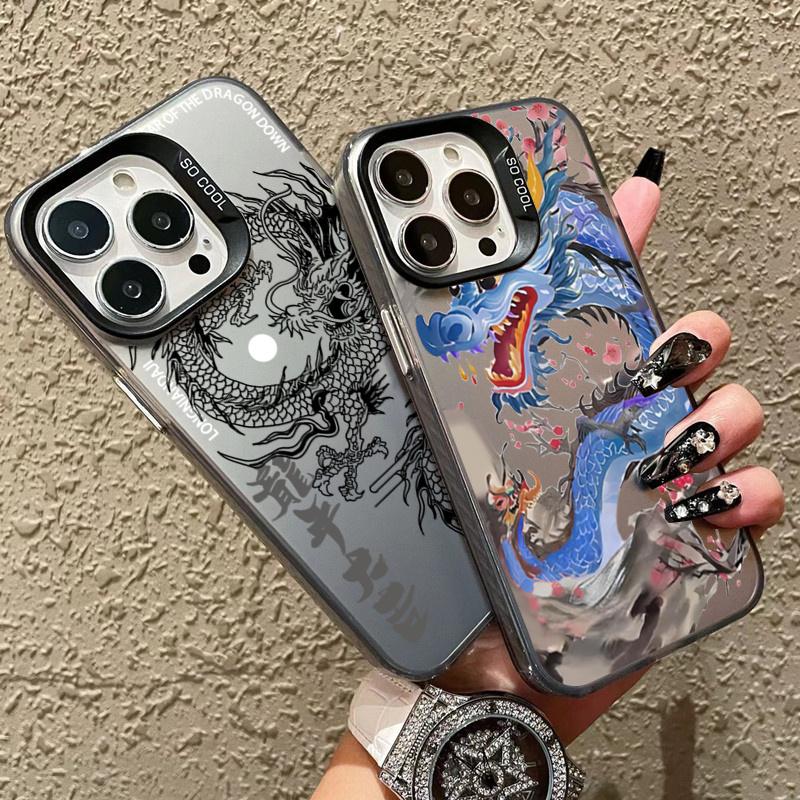 Luxury Dragon Totem Anti-drop Armour Case For Redmi Note 13 12 11 Pro Plus 5G 12S 11S 10S Pro Redmi 13C 12C 13 14C Cover