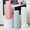 Nordic Style Plastic Vase Rhombus Appearance Living Room Decor Vase Flower Arrangement