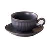 260ml European Retro Style Coffee Cup with Saucer Set Pumpkin Cups Ceramic Mugs Latte Espresso Mug Afternoon Tea Cup Water Cup