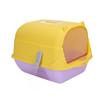 Large Enclosed Cat Litter Box with Door, Anti-Splash & Deodorizing