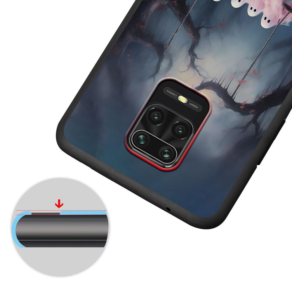Эстетичный милый чехол Ghost Art для Xiaomi Redmi Note 11 10S 8T 10 12 Pro Plus 11T 8 9 11E 11S 5 9S 7 Мягкий черный чехол для телефона TPU