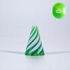 3D Printed Spiral Cone Toy Impossible Pyramid Passthrough Sculpture Pass Through Pyramid Toy Mini Vortex Thread Illusion