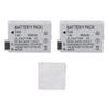 2Pcs LP E8 Camera Battery 7.4V 1900mAh Camera Battery Replacement for T3i T2i T4i T5i 600D 550D 650D