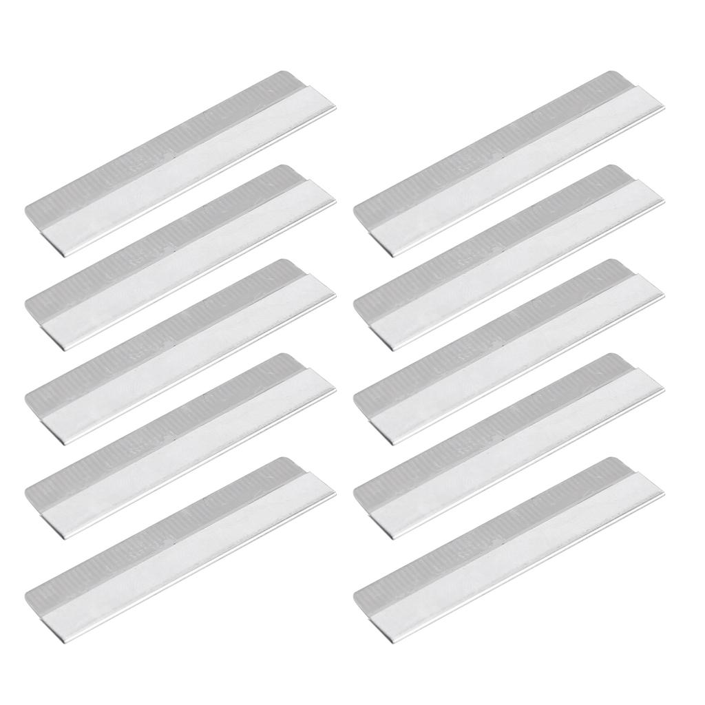 10PCS Eyebrow Razor Blades Hair Removal Brow Shaving Straight Edge Stainless Steel Razor