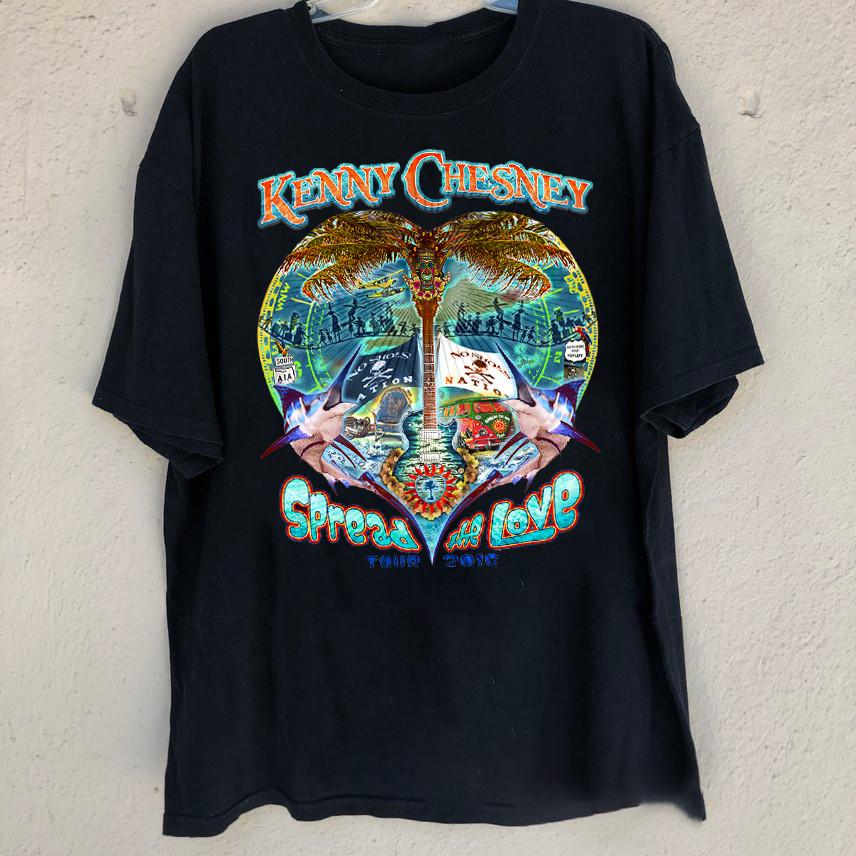 Kenny Chesney Spread the Love Tour T-Shirt For Men And Women SB282 Unisex T-Shirt