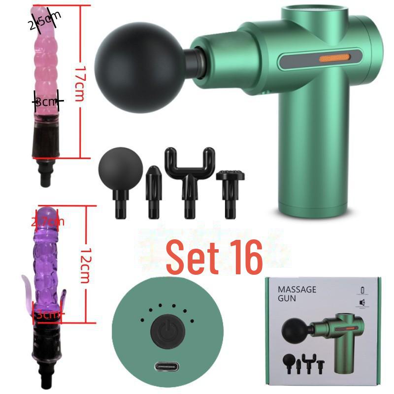 Women's Multifunctional Silicone Massage Gun for Muscle Relaxation