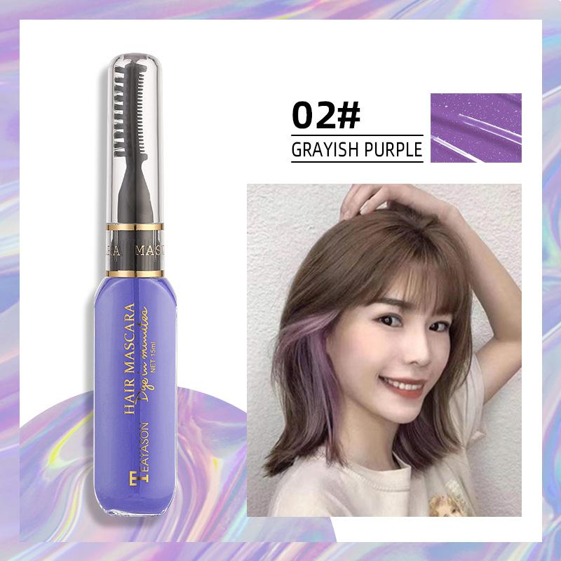 13 Colors Disposable Hair Dye Mascara Convenient Time-saving Eye Lashes Brush Temporary Hair Coloring Cosmetics