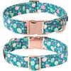 Lionet Paws Easter Dog Collar Bowtie, Adjustable Cotton Collar, Cute Dog Collar for Small Medium Large Dogs