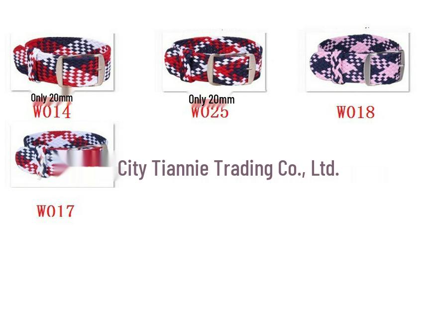 Belen Высококачественный Мягкий Плетеный Нейлоновый Ремешок для Часов, Цельный 20мм/22мм Перлон для Submariner