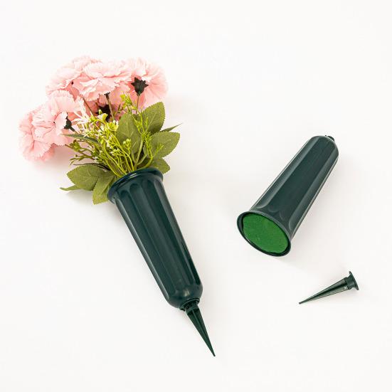 6 шт. кладбищенская ваза мемориальная цветочная ваза надгробные камни держатель для цветов могильная конусная ваза со штырем для цветочной композиции могилы надгробные камни