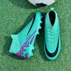 New breathable football shoes men and women adult students long nails AG long nails outdoor high-top football shoes spot
