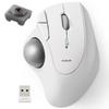 Elecom Беспроводная мышь с трекболом IST Wireless 2.4GHz Thumb Operation 36mm Ball Искусственный рубин Поддержка 5 кнопок Windows Mac Chromebook Белый M-IT10DRW