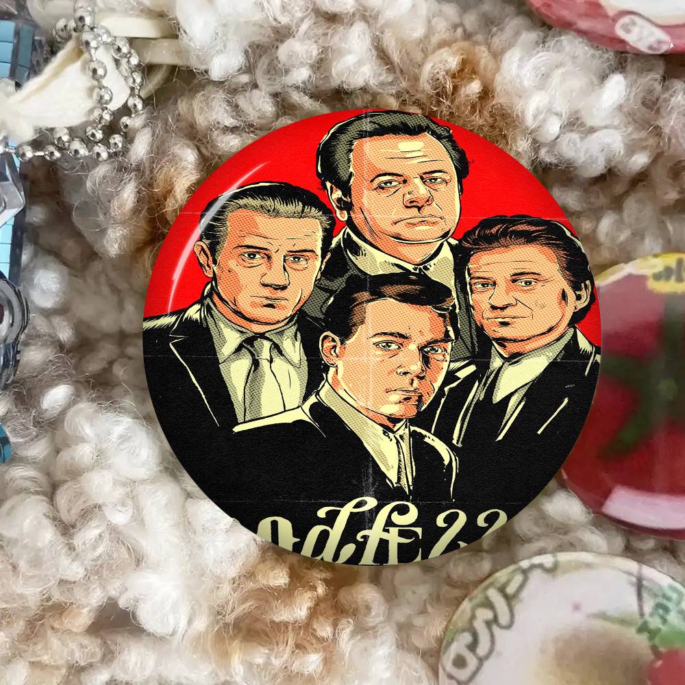 Goodfellas Жестяная Значок-булавка На заказ Аниме Персонаж Старая школа Брошь Мультяшная Значок на воротник Украшение Подарок Фанаты