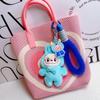 Cartoon Cute Labubu Keychain Pendant  Funny Car Keychain Exquisite Creative Backpack Decoration Accessories Gifts