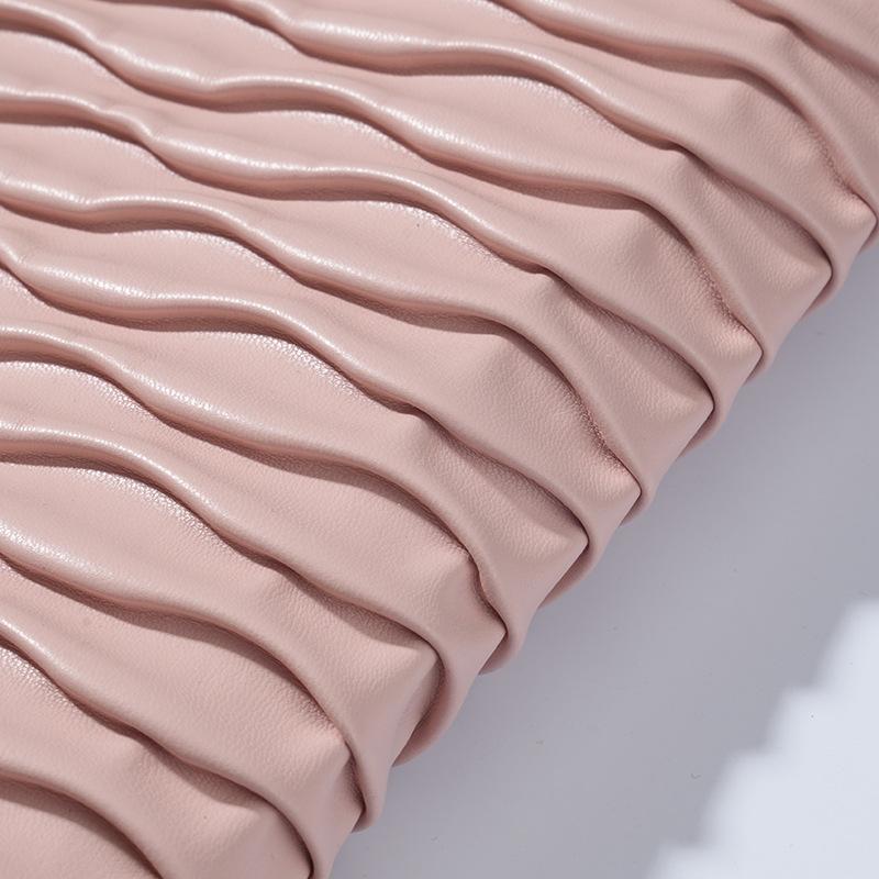 50cm*137cm 1.2mm Multi Colors PU Leather Quilting Fabric 3D Quilted Synthetic Leather Fabric for Car Interior Bag DIY Decor