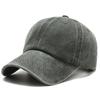 2021 New Men's Baseball Cap Washed Cap Light Plate Couple Hat Solid Color Spring and Autumn Hat Korean Version