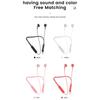 with Mic Neckband Headphones Waterptoof Sports Headsets Wireless Bluetooth Earphones  Sports