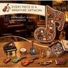 Instrument Print Musical Note Jigsaw Puzzle Irregular Musical Note Puzzle  Desktop Decor