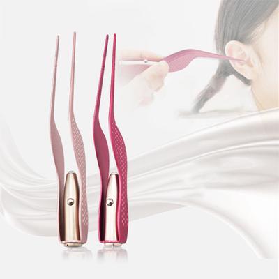 Детский светодиодный фонарик, ушная ложка, средство для удаления воска, средство для очистки ушей, пинцет, инструмент для чистки