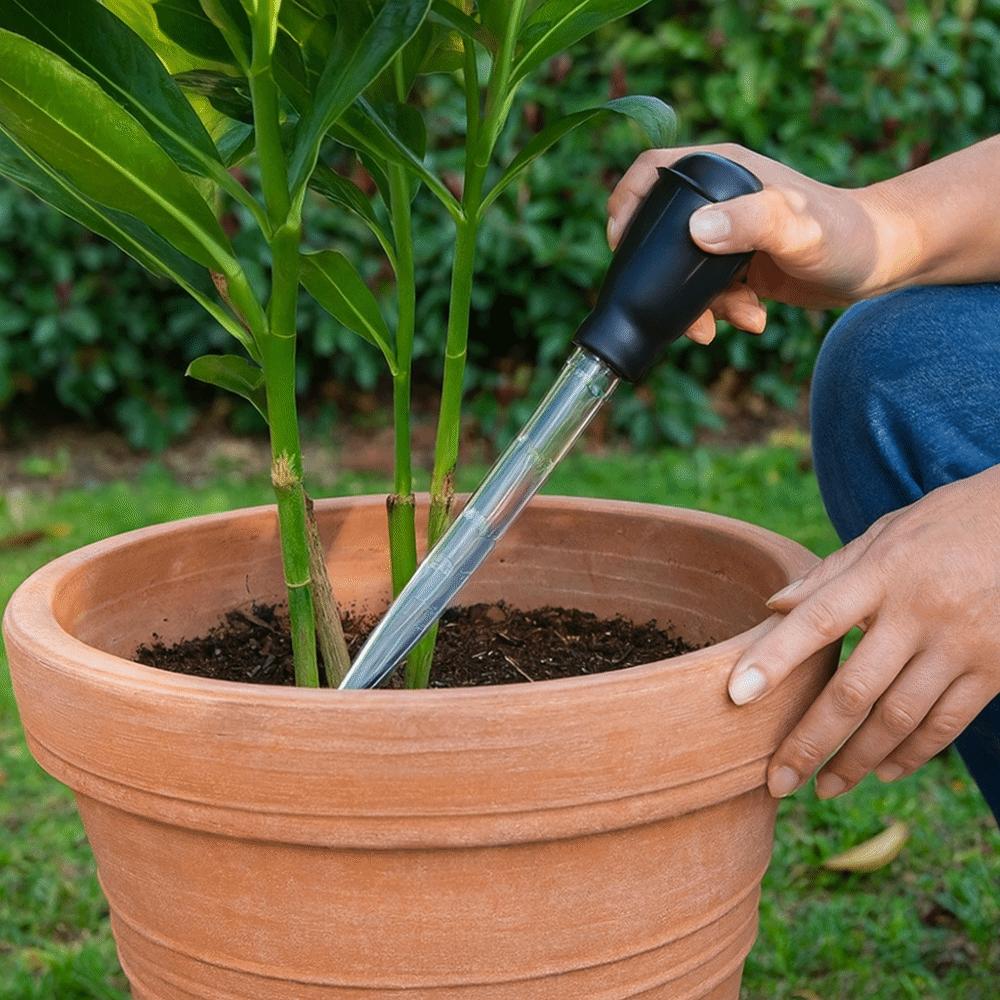 Plastic Plant Water Remover Transparent with Scale Water Pumping Processor Detachable Flower Pot Watering Device Gardening Tools