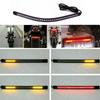 Motorcycle LED Lamp Bar Strip Flowing Turn Signal Universal 36 Tail Rear Brake Stop Flexible Soft Rubber Light