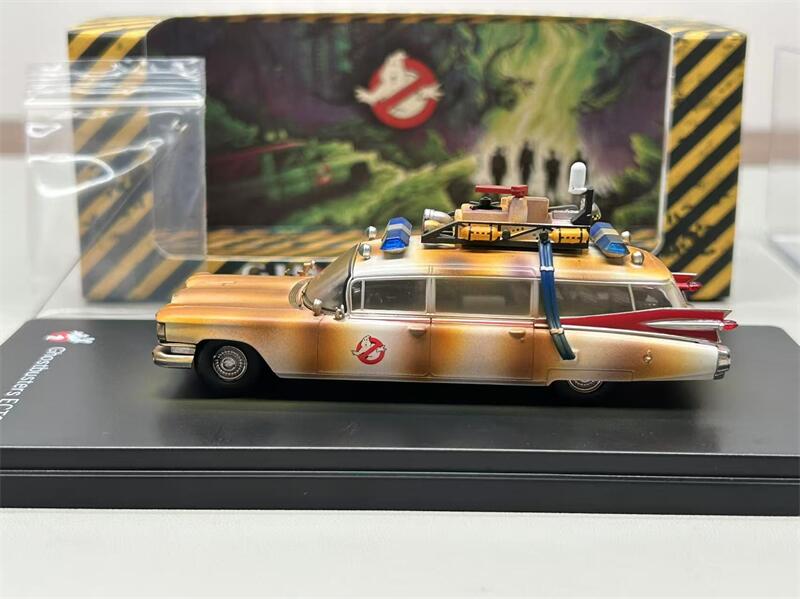 Ys 1:64 Miller-Meteor 1959 Ecto-1 Охотники за привидениями Грязная версия Металлическая модель автомобиля