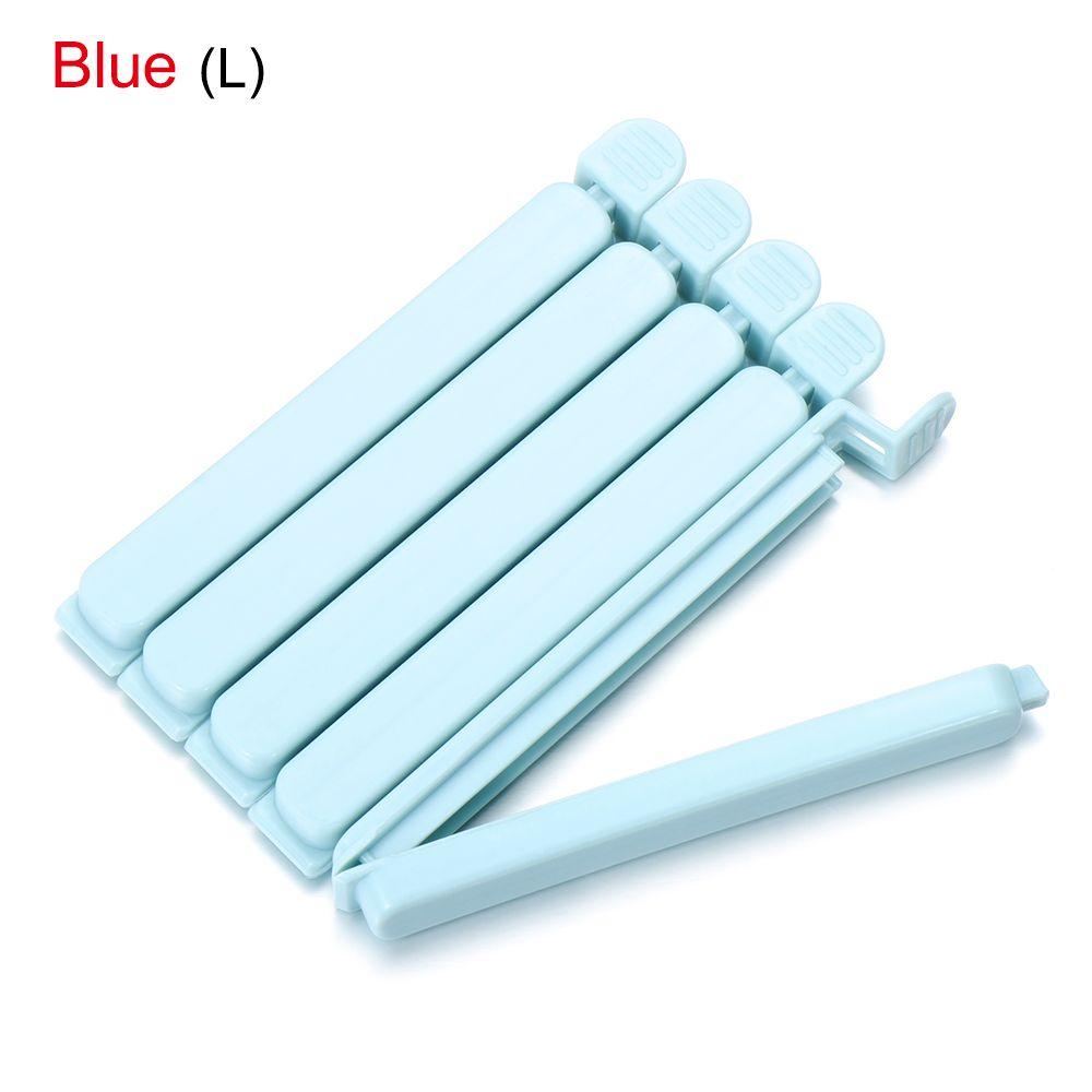 5 шт. Многоразовые пластиковые домашние практичные зажимы для еды, запечатыватель пакетов для закусок, зажим для запечатывания, кухонный инструмент