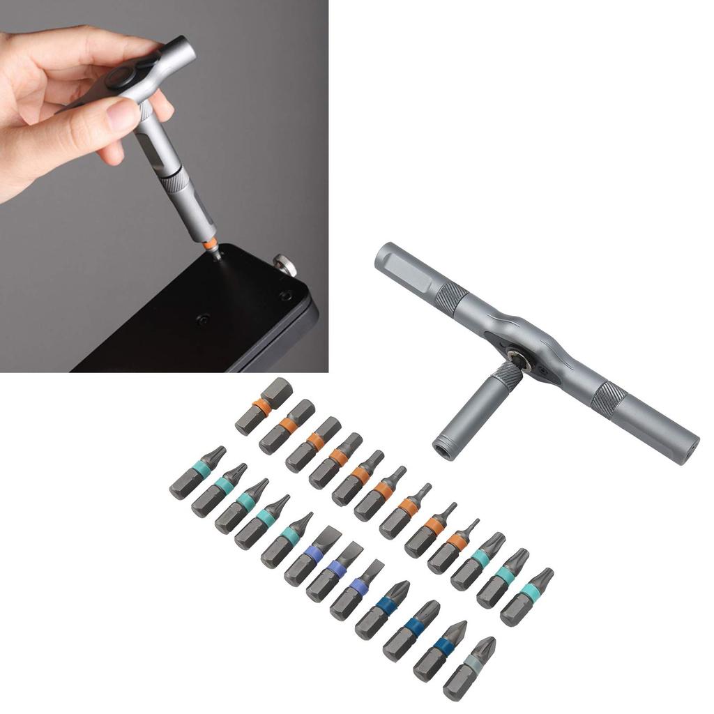 Набор прецизионных отверток с трещоткой, отвертка для ремонта смартфона, ПК, отвертка S2 из хромомолибденовой легированной стали H6, набор RS1, мульти-отвертка SL6, PH3, T25, T5, T10,