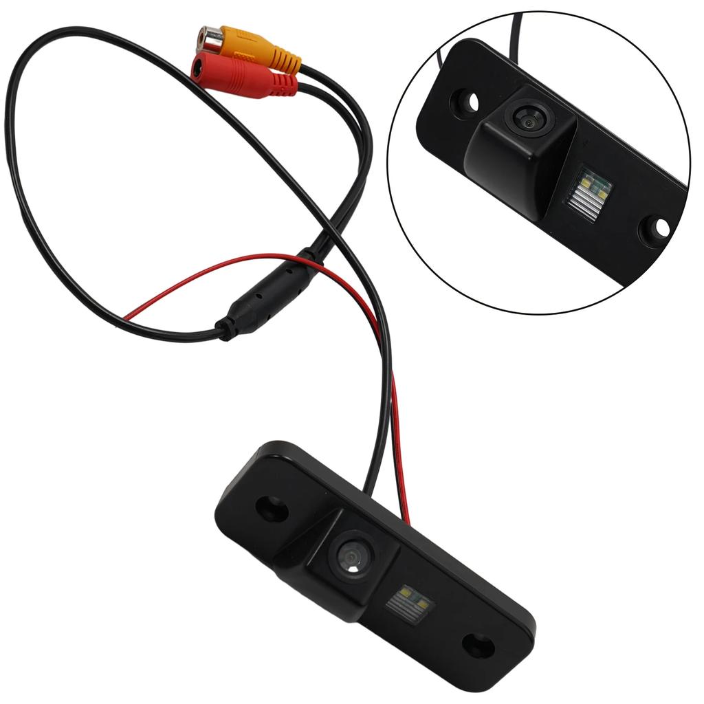 1 Set 170° Car Reverse Backup Camera For Hyundai For Santa Fe Lightweight Non Fading Rear View 2006-2012 Anti Rust