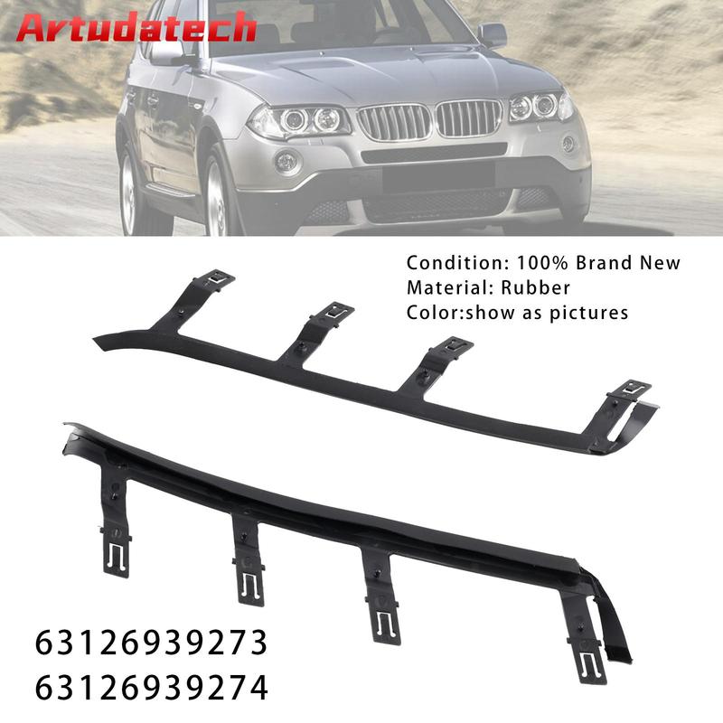 Artudatech 2pcs Headlight Gasket Seal L+R 63126939273 63126939274 For BMW X3 E83 04-10 Car Accessories