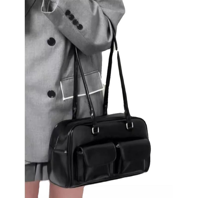 Сумка Niche, женская, новая, высококачественная, универсальная, сумка Boston, многокарманная, сумка через плечо, подмышка