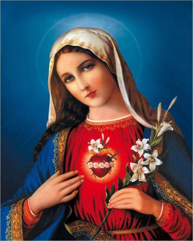 Алмазная живопись Религиозные фигурки Полный квадрат Новое поступление Алмазная вышивка Портрет Полный квадратный круглый бриллиант Мозаика Подарок ручной работы