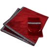 USK STORE Tarot Velvet with Professional Tarot Card Tablecloth for Fortune Telling and Readings Cloth, Pouch, Grade, High-Quality (Red)