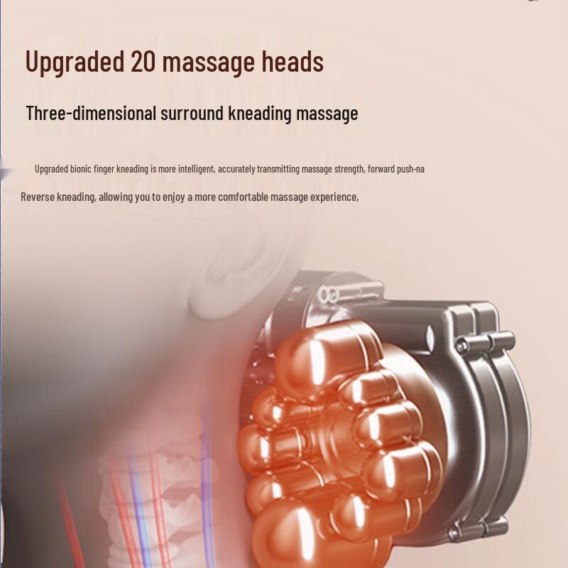 AUX 12D-827 Multi-functional Neck & Back Massage Pillow CN plug (adapter included)