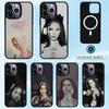 Чехол для телефона L-Lana D-Del R-Rey Singer для iPhone17,16,15,14,13,12,Pro,Max,Магнитный для беспроводной зарядки Magsafe