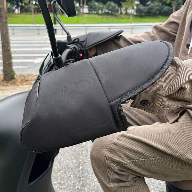 2 шт. толстые теплые перчатки для руля мотоцикла перчатки для руля электровелосипеда перчатки для езды на зиму