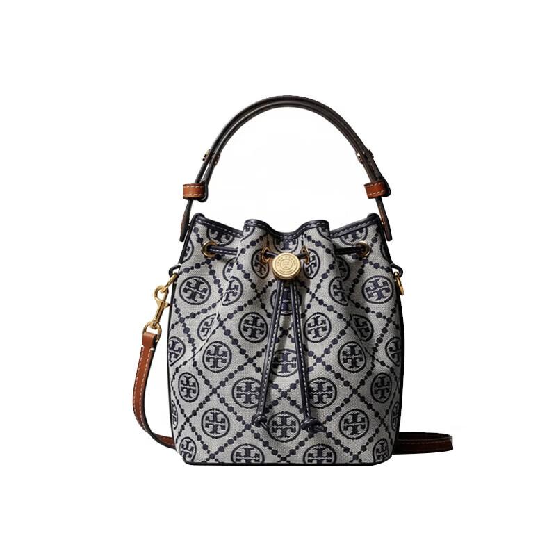Tory Burch T Monogram Jacquard Mini Bucket Bag