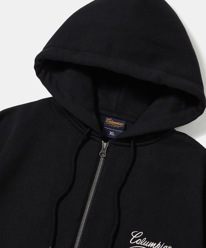 Толстовка с молнией и капюшоном Columbia University Ny Street Tail Fleece_Черная