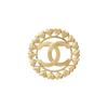Chanel [Новинки Весна-Лето 2023] Модная Брошь с Классическим Логотипом Женская Золотая