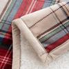 Super Soft Retro Flannel Fleece Sherpa Bohemian Couch Throw Blanket For Sofa Portable Car Travel Cover Blanket